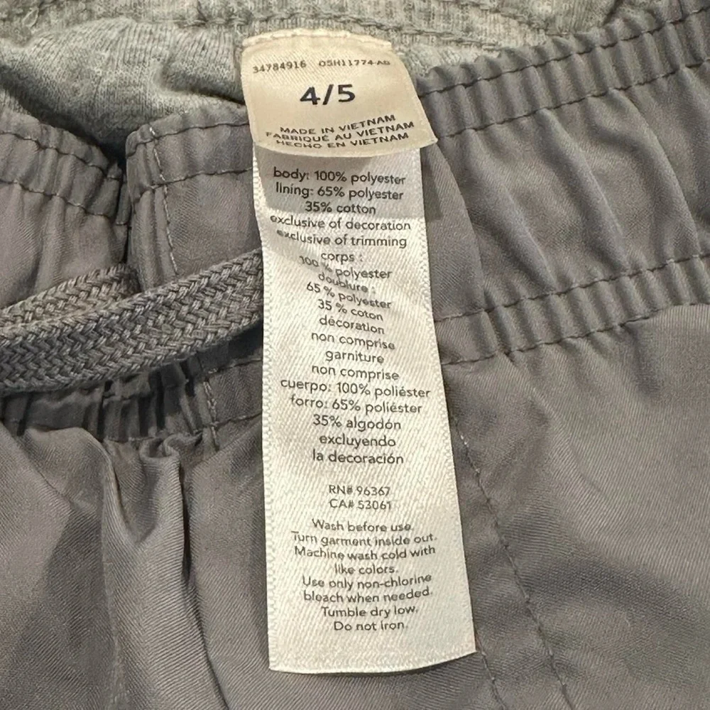 OshKosh B'gosh Gray lined Pants with Stripes Youth 4